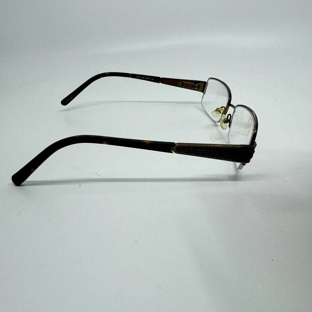 Saks Fifth‎ Avenue 238 0DW3 Eyeglasses Frames Brown Tortoise H10274
